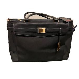 Tumi Larkin Hayward Triple Compartment Briefcase Computer Bag Black